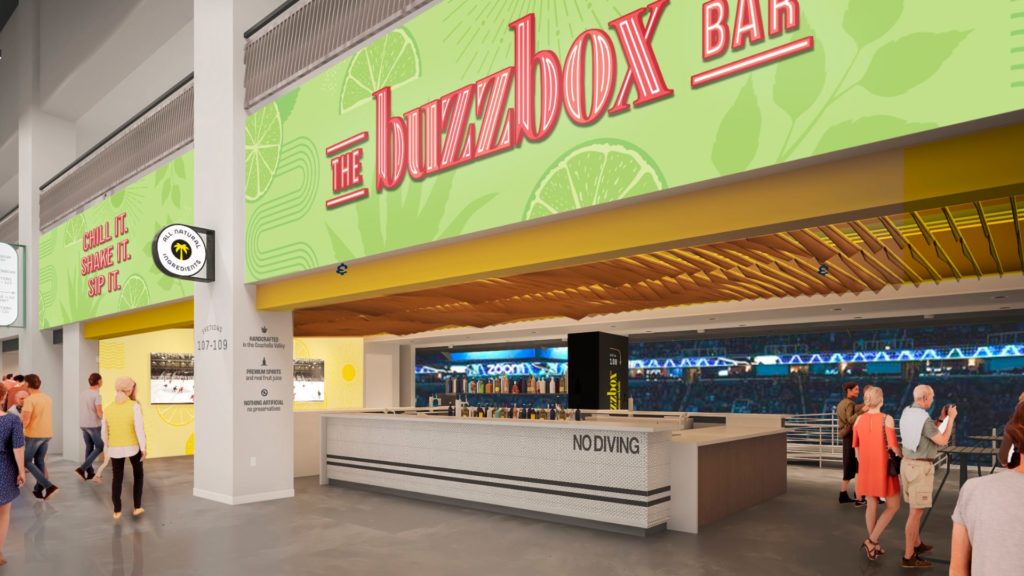 buzzbox Bar located at Acrisure Arena