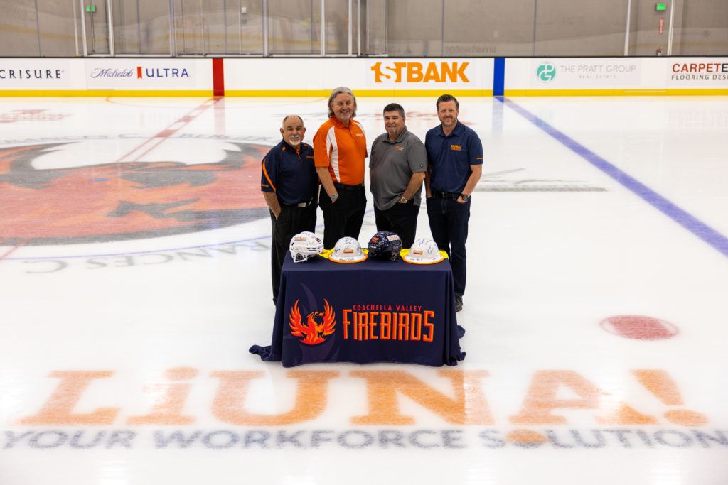 LIUNA is a Founding Partner of Acrisure Arena, Proudly Building the Arena On Time, Under Budget with Livable Wages for Coachella Valley Residents