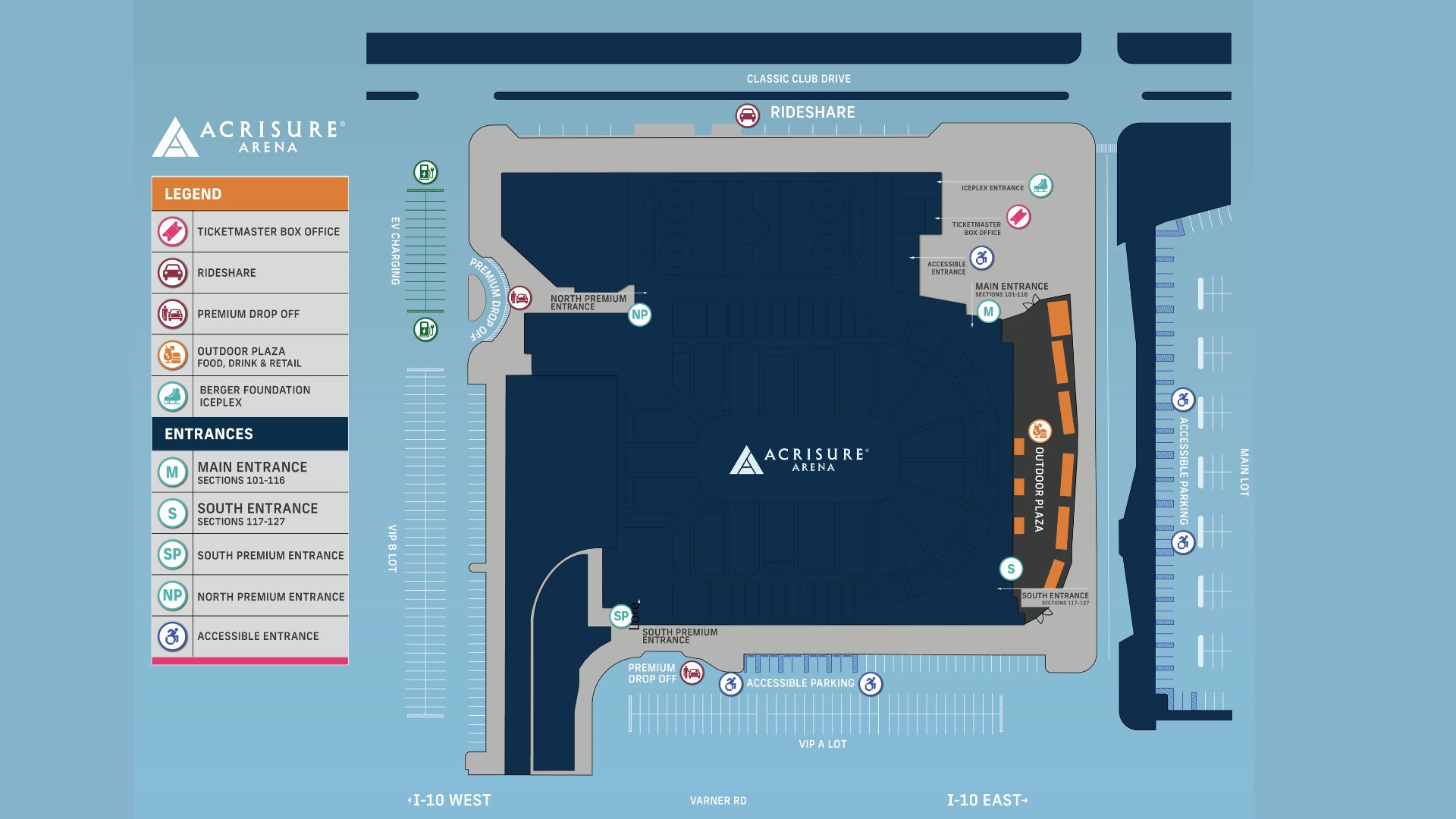 Arena Maps Acrisure Arena