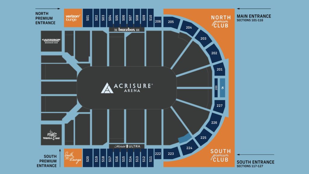 Arena Maps Acrisure Arena