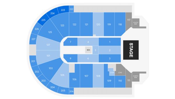 Ticketmaster Seating Chart for Peter Gabriel