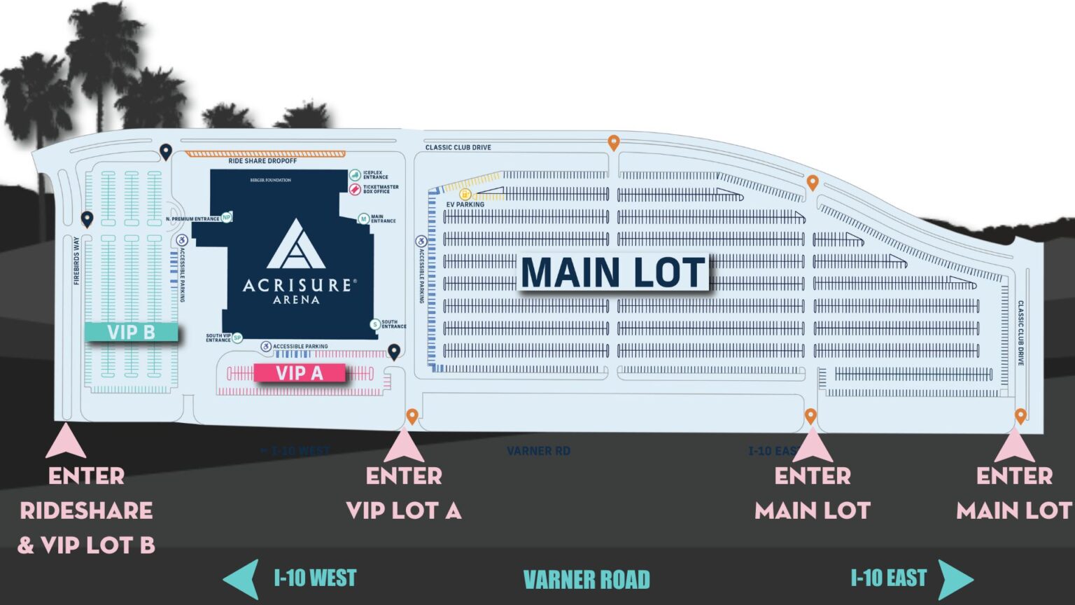 Directions & Parking – Acrisure Arena