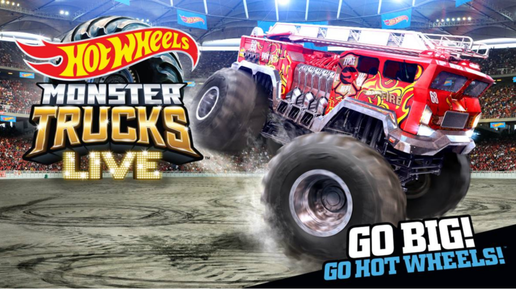 Hot Wheels Monster Trucks Live Glow Party 