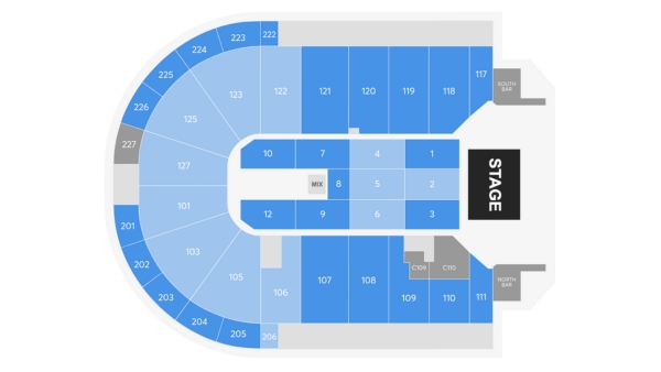 Ticketmaster Seating Chart for Stevie Nicks