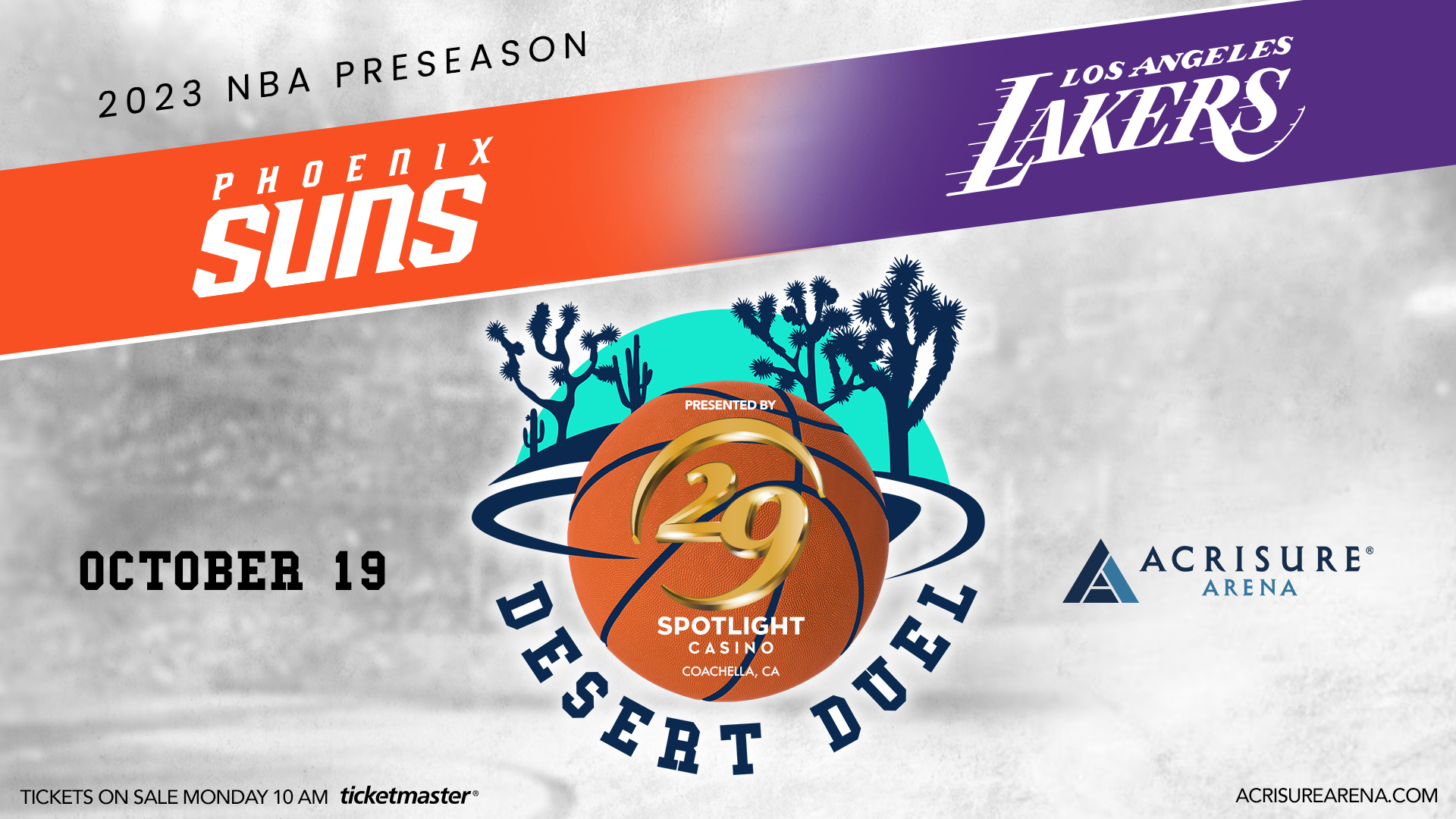 Desert Duel Presented by Spotlight 29: Los Angeles Lakers vs. Phoenix Suns