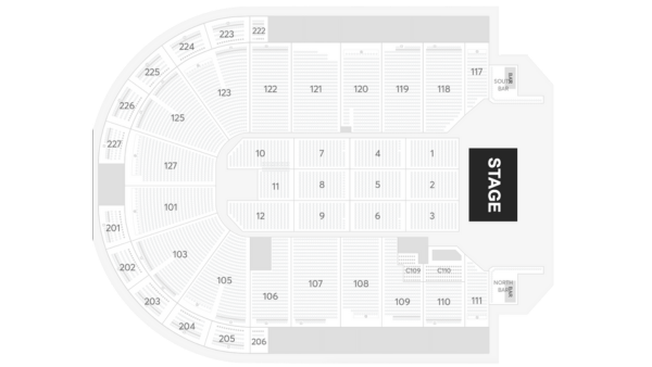 Seating Chart for NKOTB at Acrisure Arena July 6, 2024