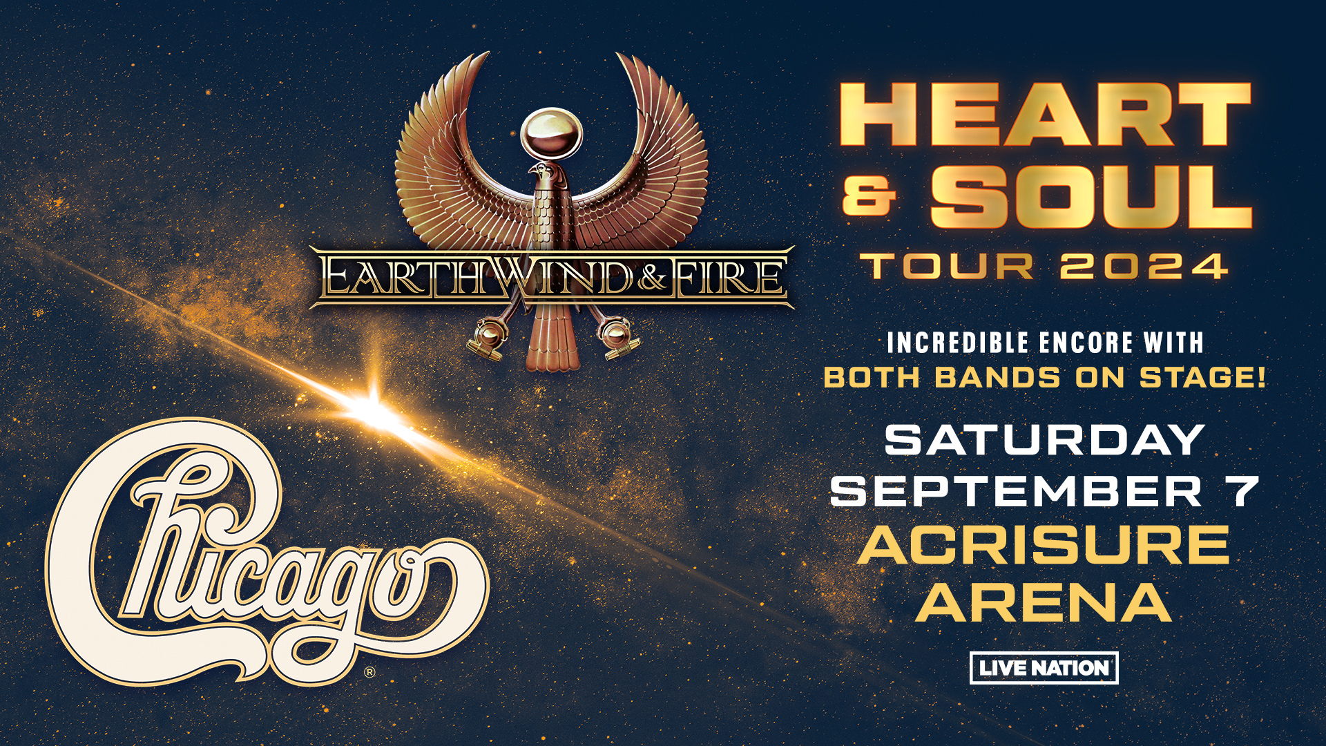 Chicago + Earth, Wind & Fire
