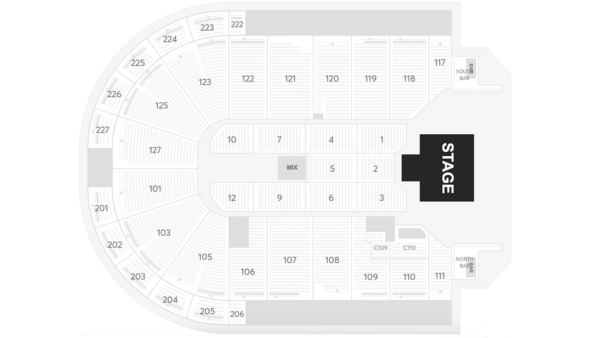 Acrisure Arena seating chart for Melanie Martinez on May 14, 2024