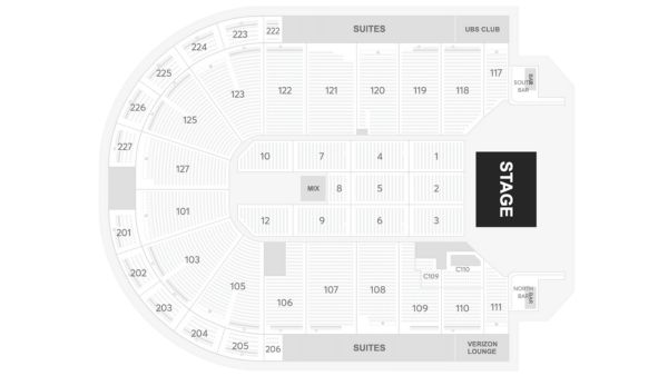 Seating chart for Chayanne at Acrisure Arena on September 20, 2024
