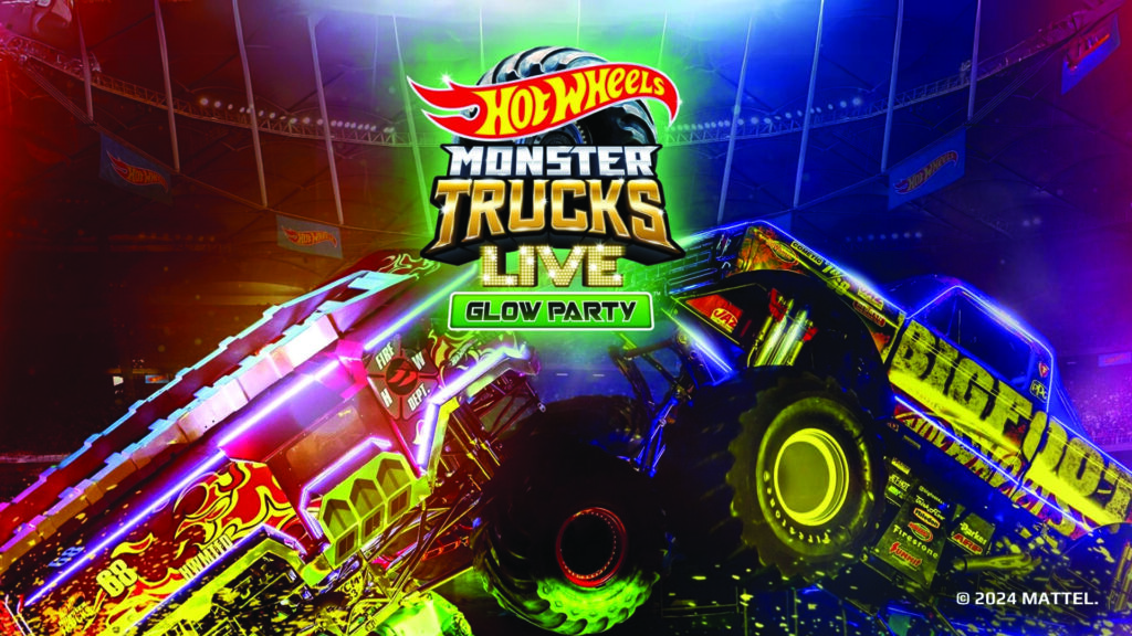 Hot Wheels Monster Trucks Live Glow Party Returns to Light Up Coachella Valley