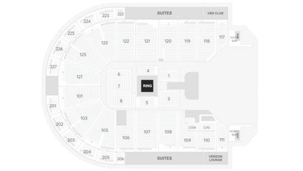 AEW Collision Seating Map for May 30 at Acrisure Arena