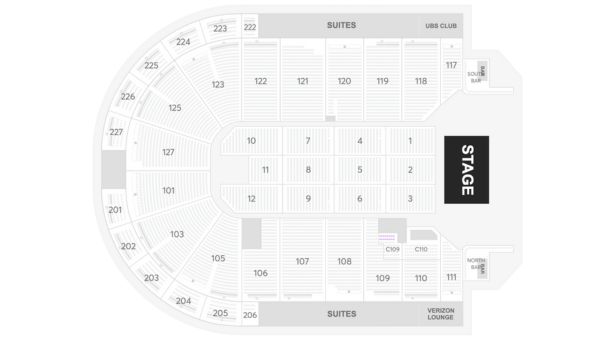 Eric Clapton at Acrisure Arena on October 10, 2024, seating chart