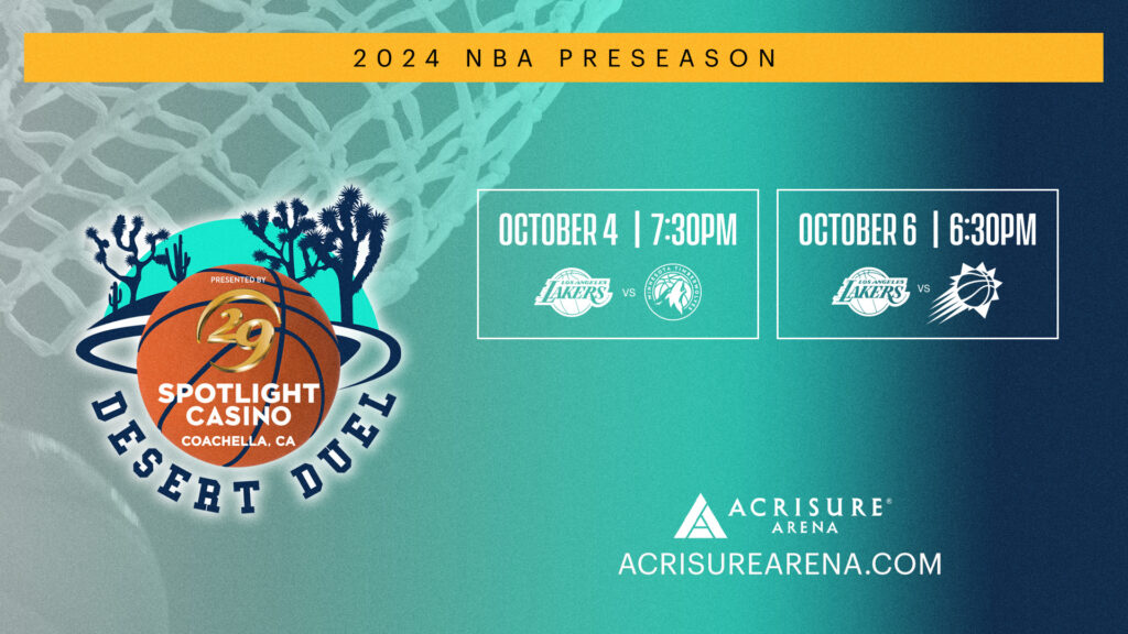 LA Lakers Preseason in the Desert Duel Presented by Spotlight 29 Casino