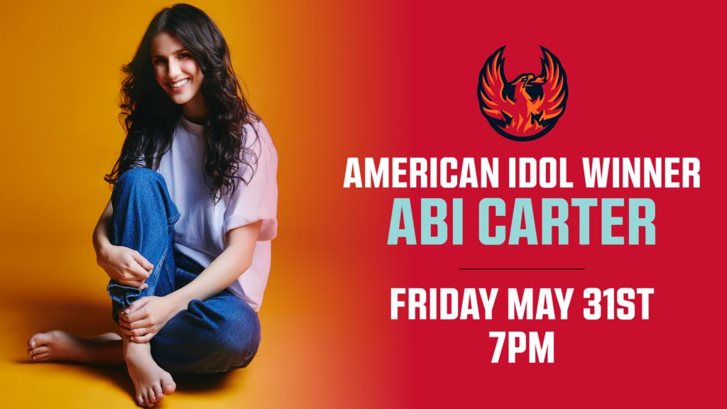 American Idol Winner Abi Carter will sing the National Anthem at Friday's Firebirds game