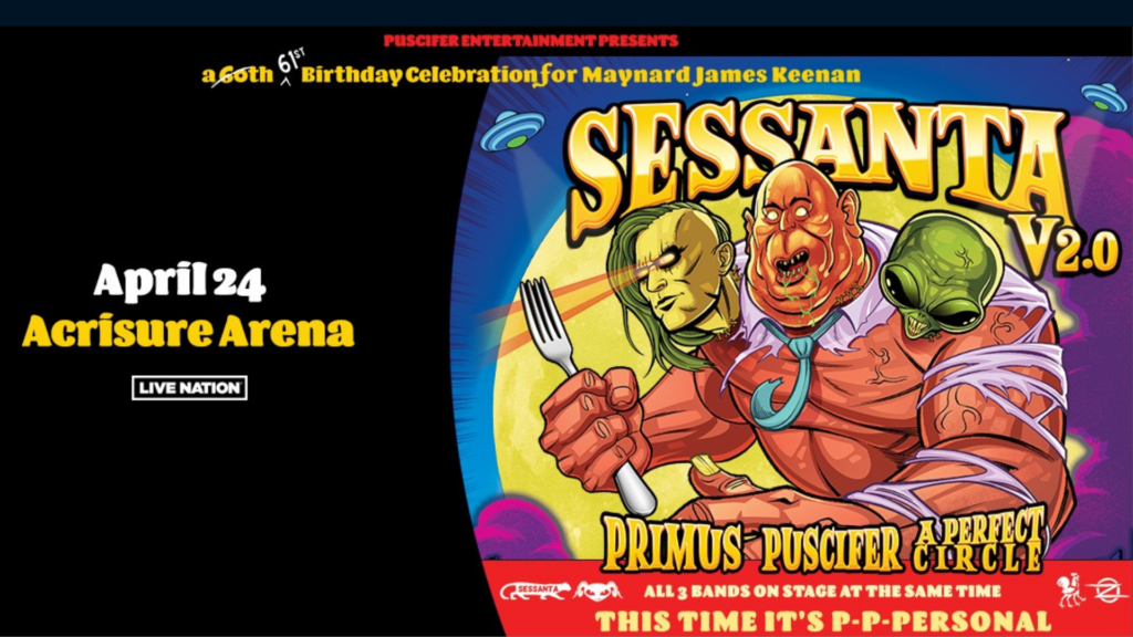 Sessanta V 2.0: Primus, Puscifer, A Perfect Circle performs at Acrisure Arena on April 24