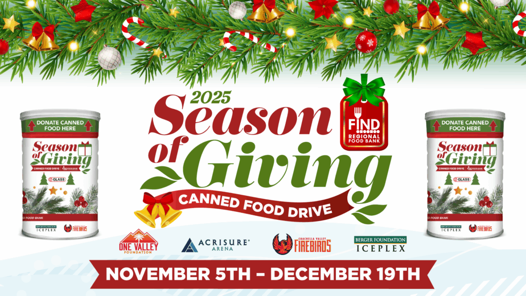 SEASON OF GIVING CANNED FOOD DRIVE TO KICK OFF NOVEMBER 5