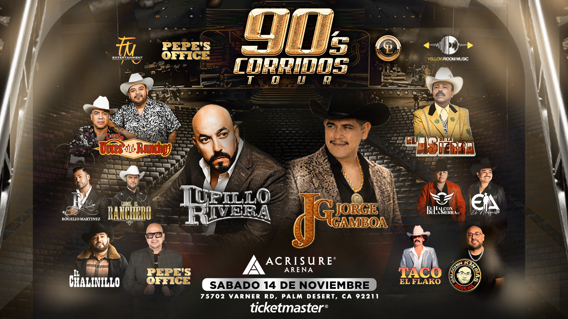 90's Corridos Tour - Acrisure Arena